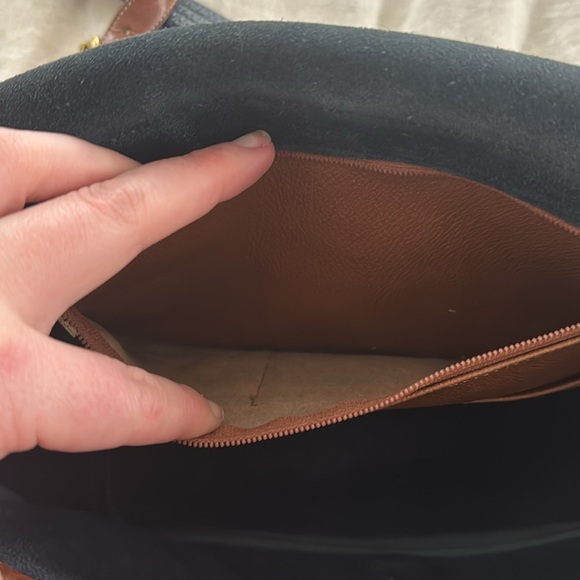 Dooney & Bourke Navy Leather Crossbody Bag - Picture 12 of 13